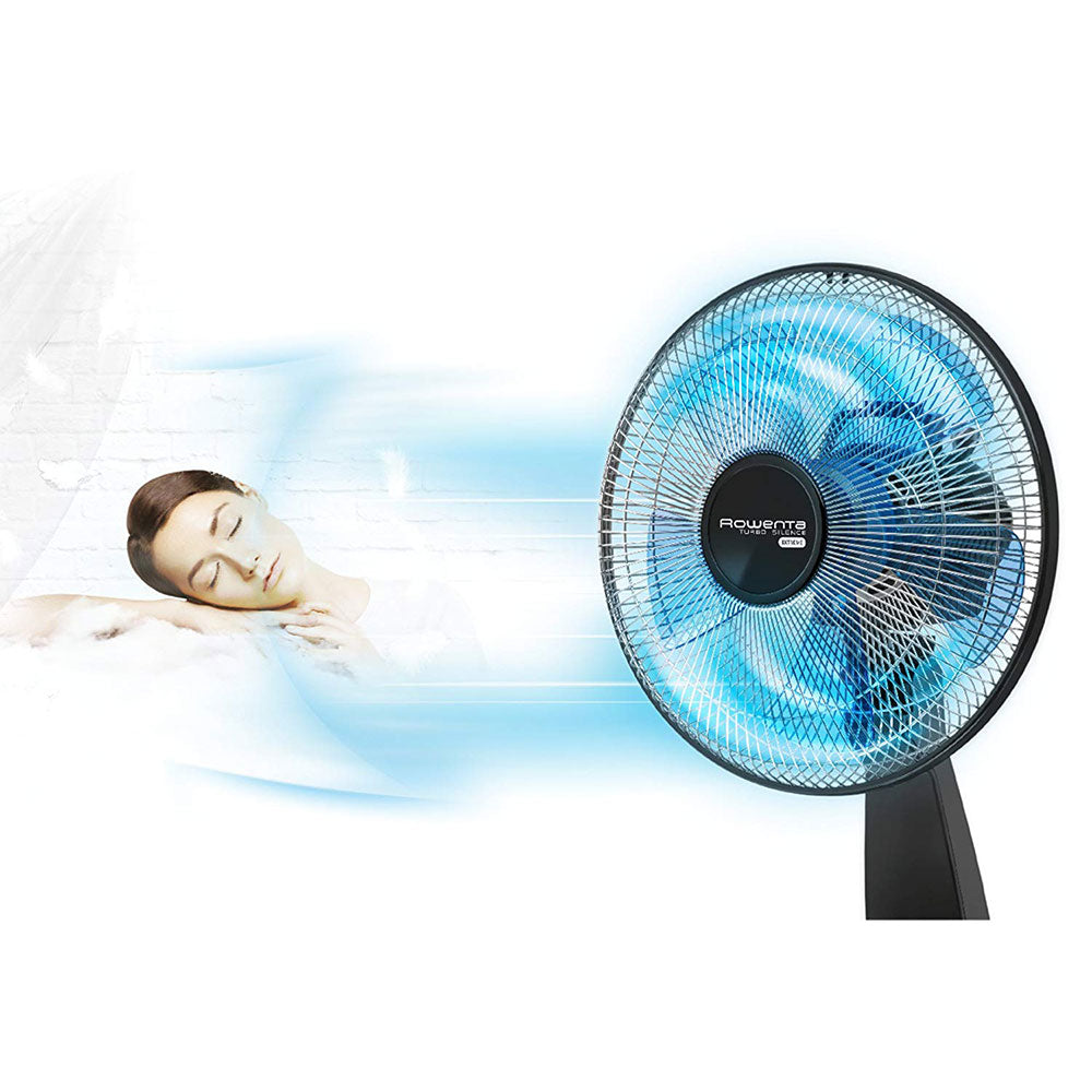 Rowenta Turbo Silence Extreme Oscillating Manual 12 Inch Table Top Fan(Open Box)