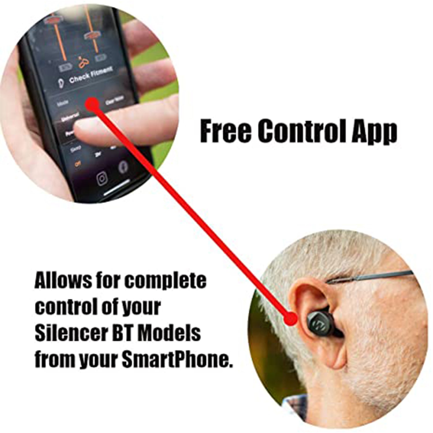 Walker's Silencer BT 2.0 Shooting Protection Earbuds with Bluetooth (For Parts)