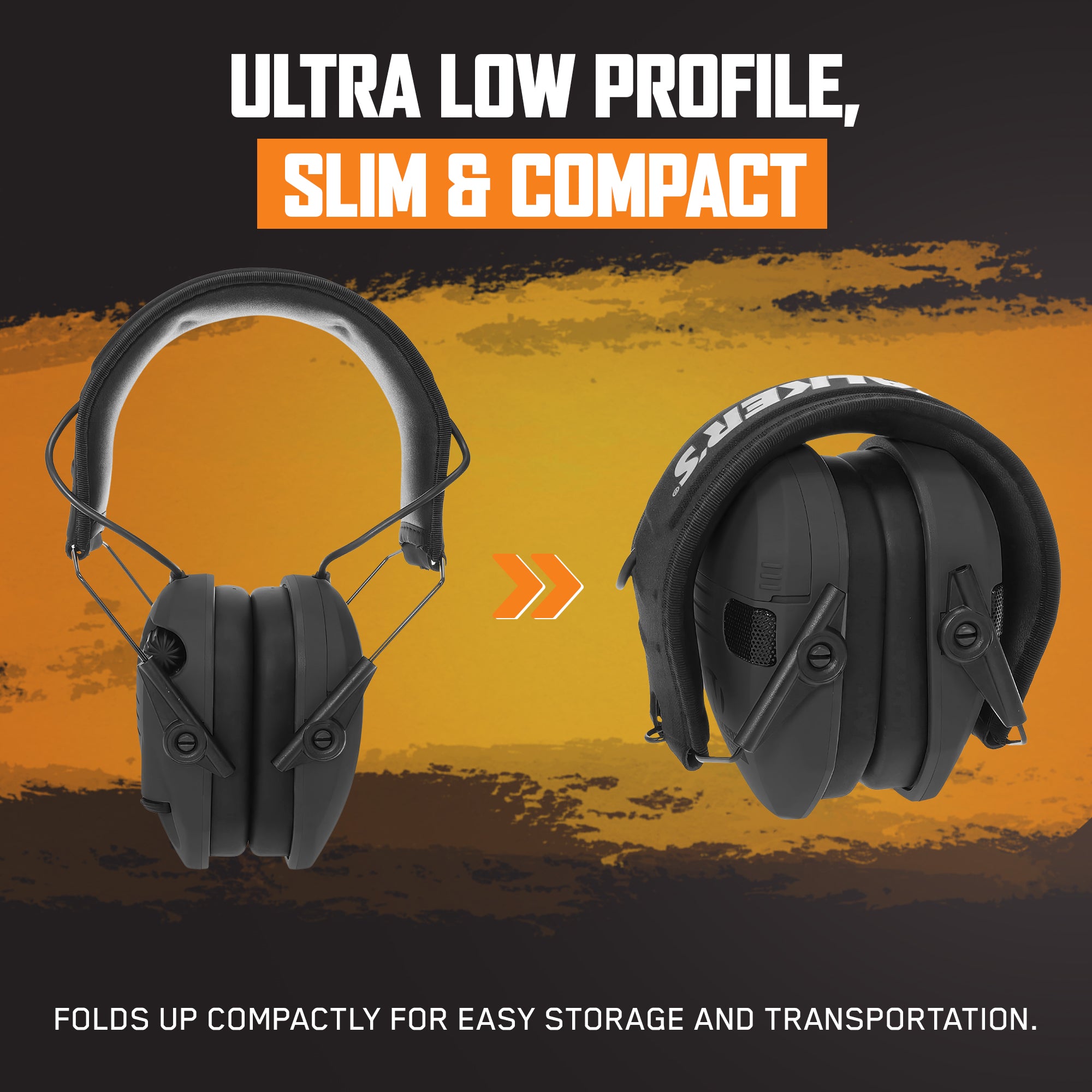 Walkers Razor Slim Shooting Ear Protection Muffs (2 Pack) - VMInnovations
