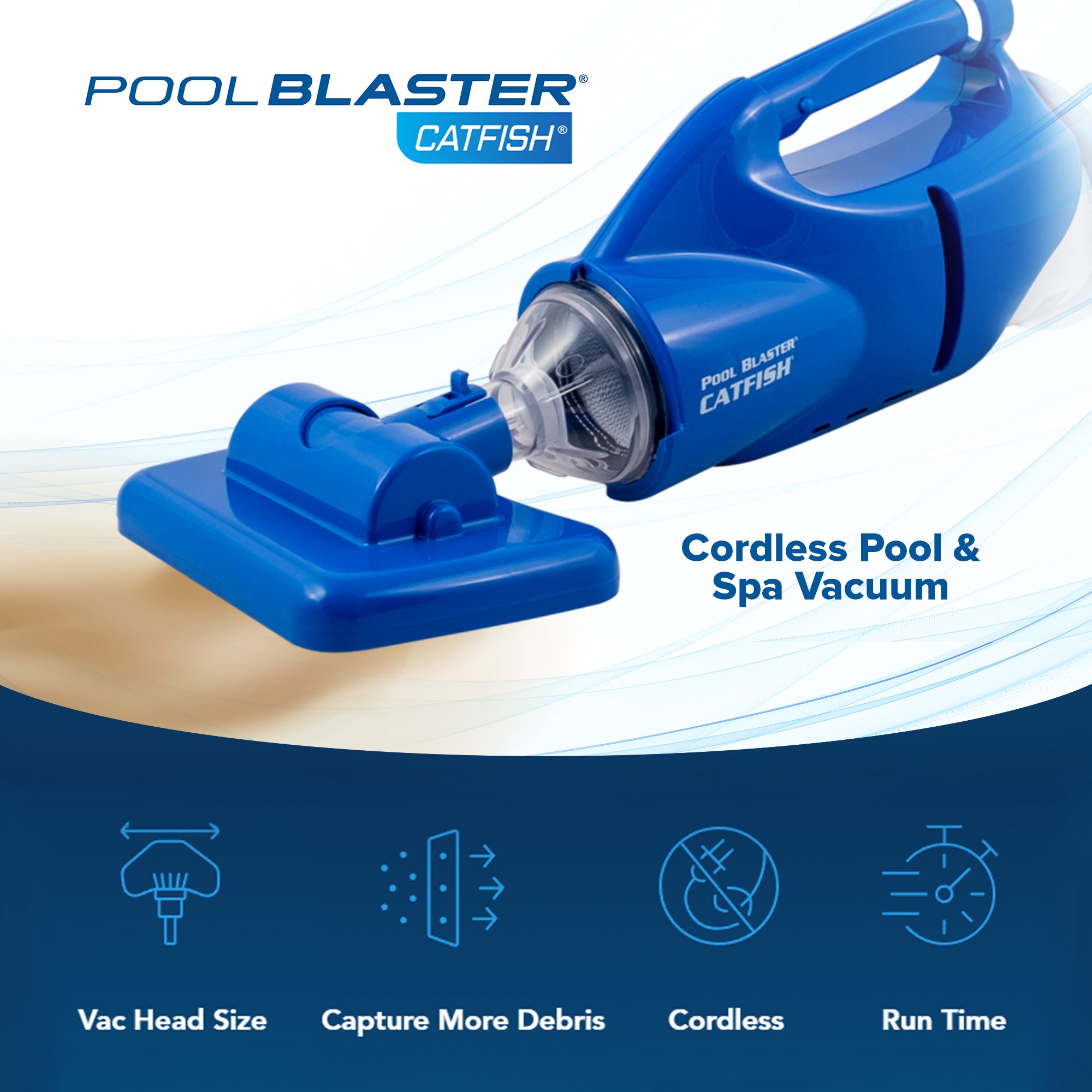 WaterTech Pool Blaster Catfish Pool Spa Compact Vacuum Cleaner (Incomplete)