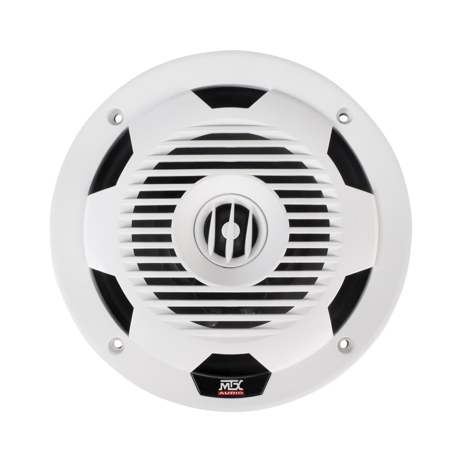 MTX WET77-W Wet Series 75 Watt RMS 4 Ohm Coaxial Marine Boat Speaker Pair, White
