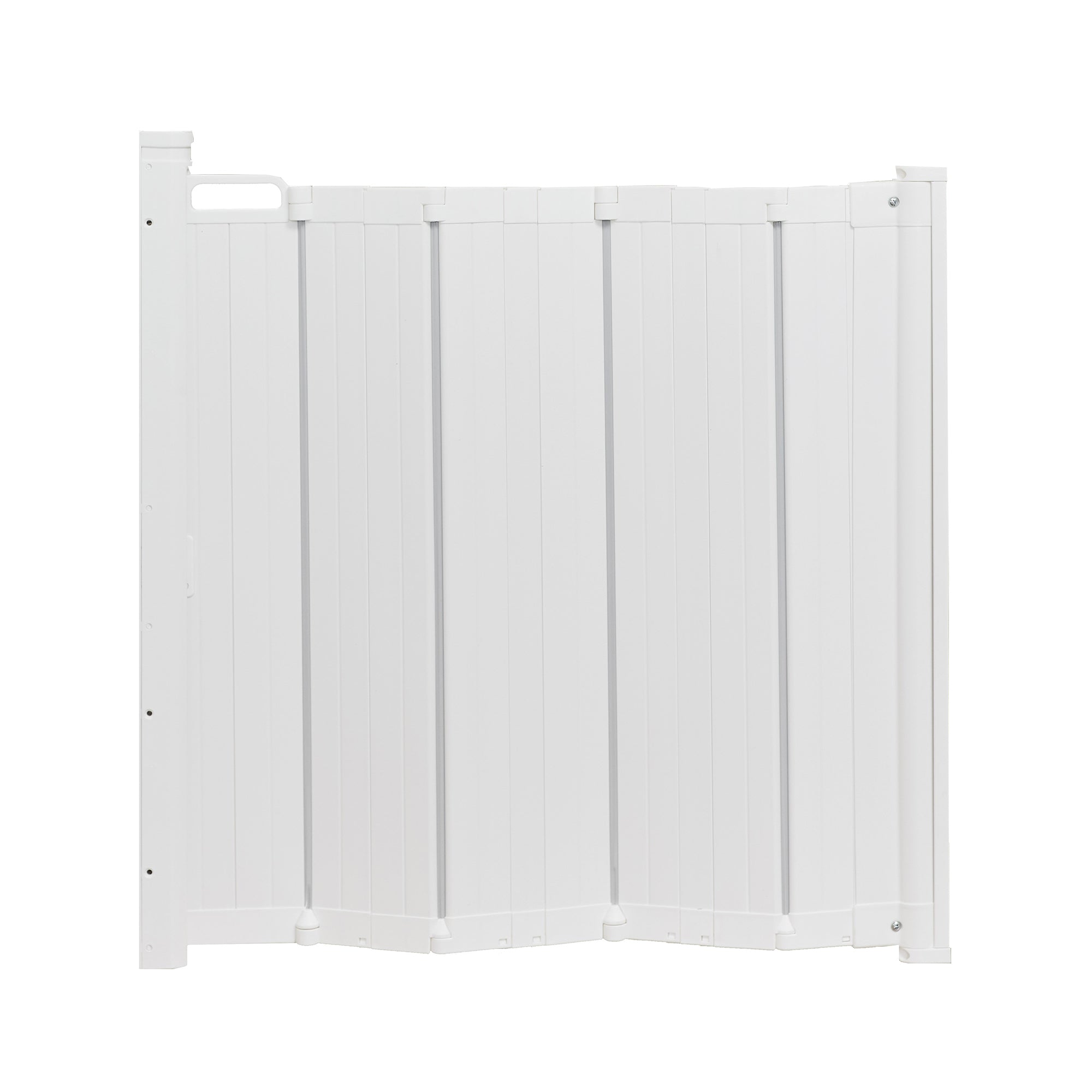 BabyDan Guard Me 25.4-36 In Doorway Auto Foldable Safety Baby Gate, White (Used)