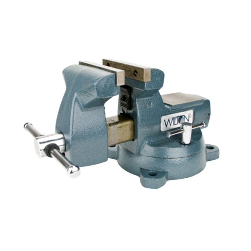 Wilton WIL-21800 8 Inch Jaw 4-3/4 Inch Throat Depth Bench Vise with Swivel Base