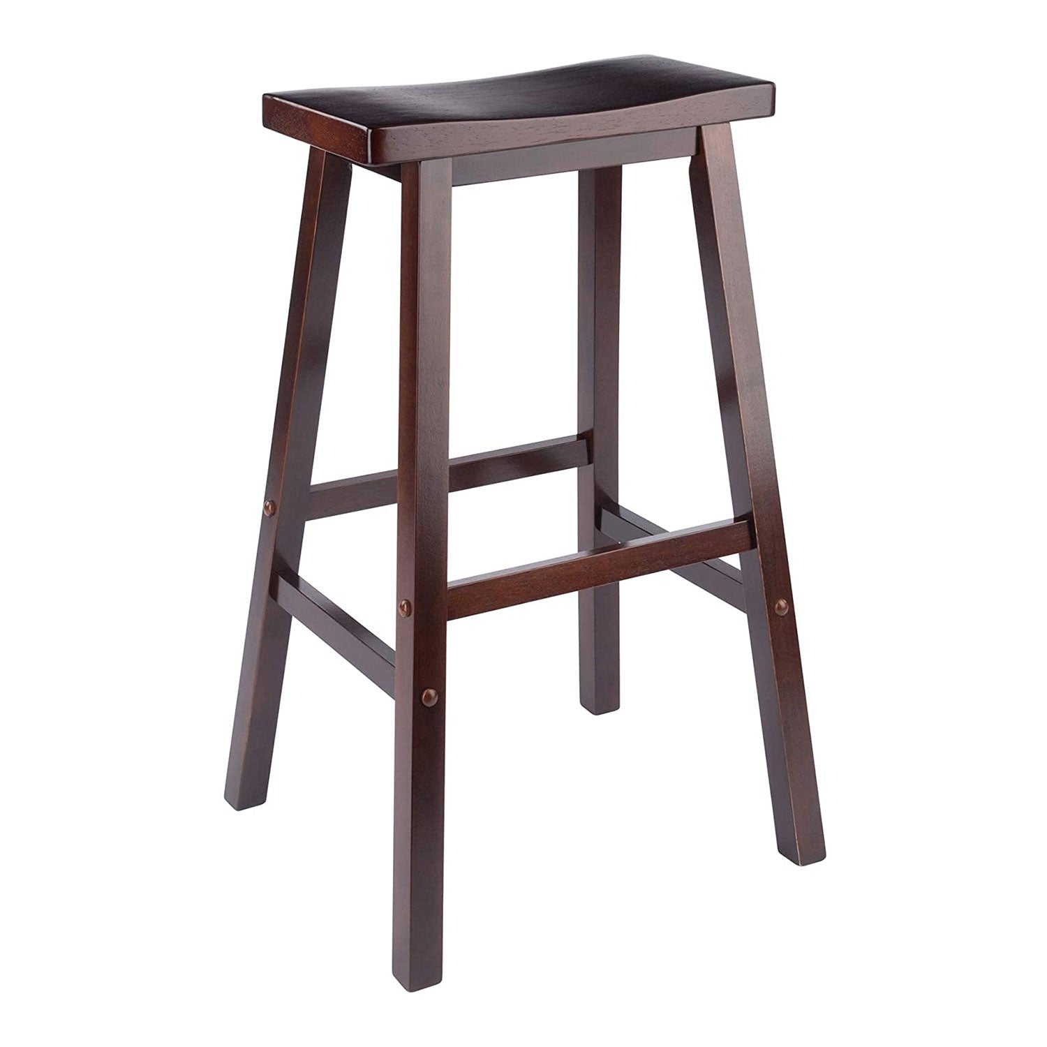 Winsome Satori 29" Tall Home Solid Wooden Counter Bar Stool, Walnut (For Parts)