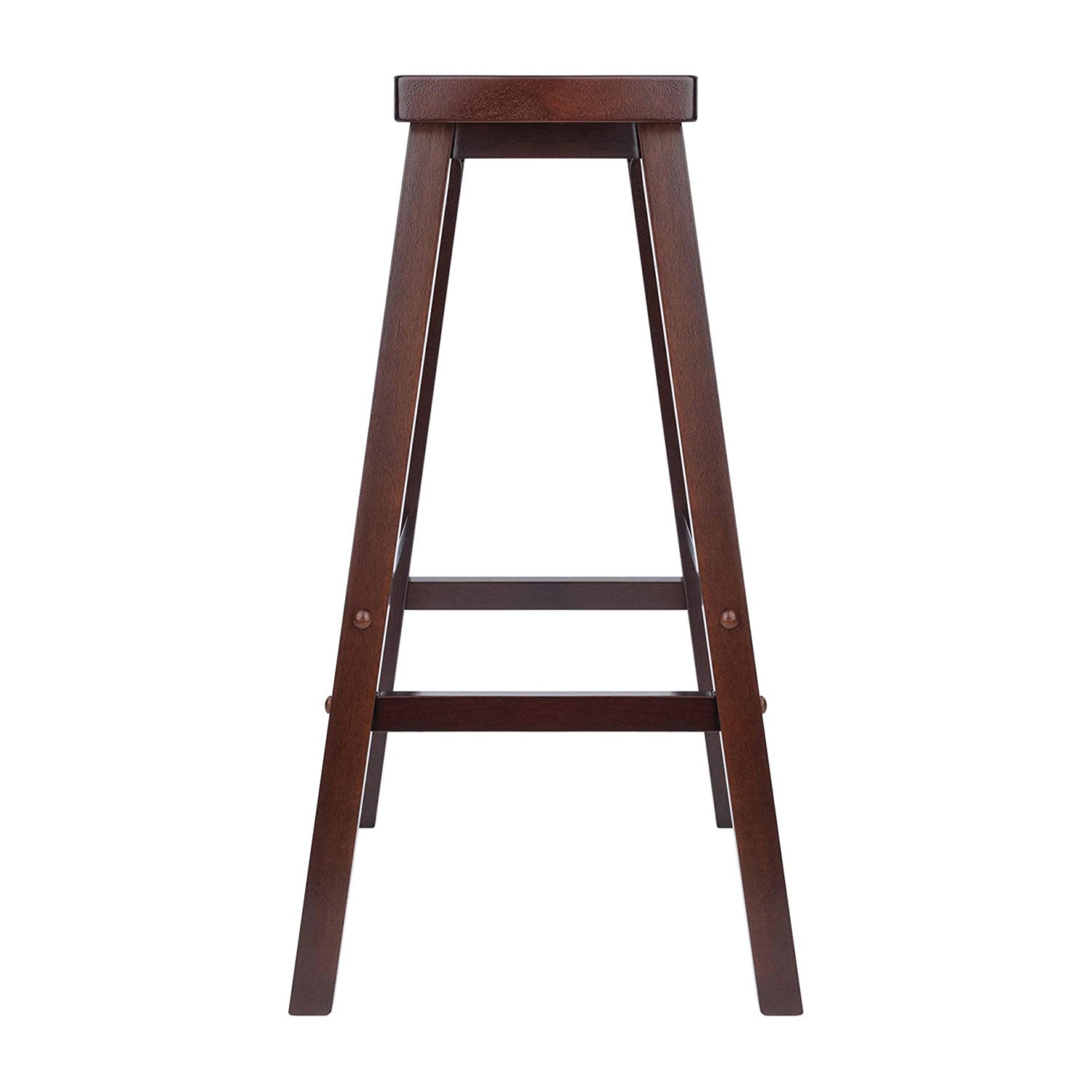 Winsome Satori 29" Tall Home Solid Wooden Counter Bar Stool, Walnut (For Parts)