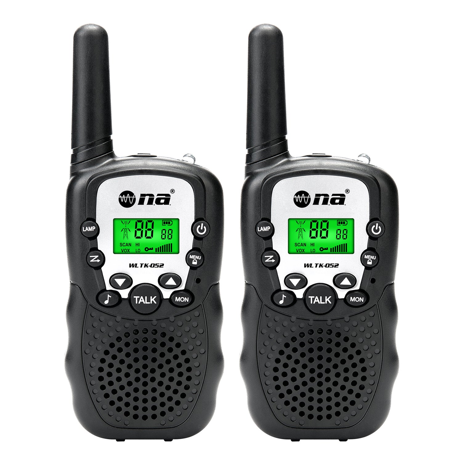 AudioPipe WLTK-052 1.86 Mile 22 Channel Walkie Talkie 2-Way Radio Set (2 Pack) - VMInnovations