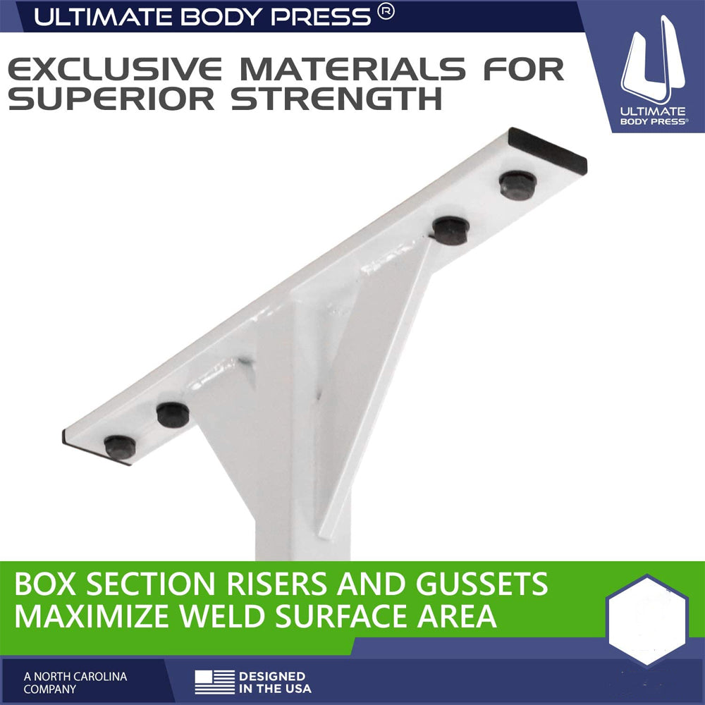 Ultimate Body Press Wall or 9 Foot Ceiling Mount Pull Up Bar Special Edition