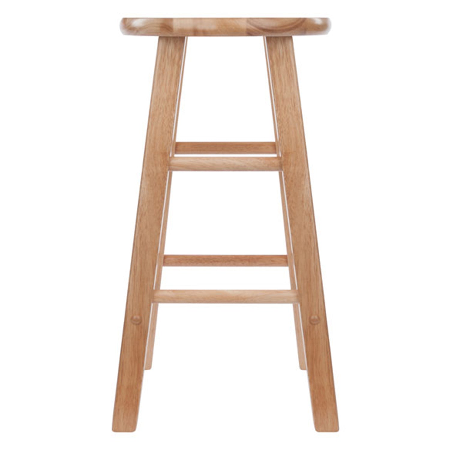 Winsome Element 23.86 In Tall Solid Wood Counter Bar Stool, 2 Piece (Open Box)