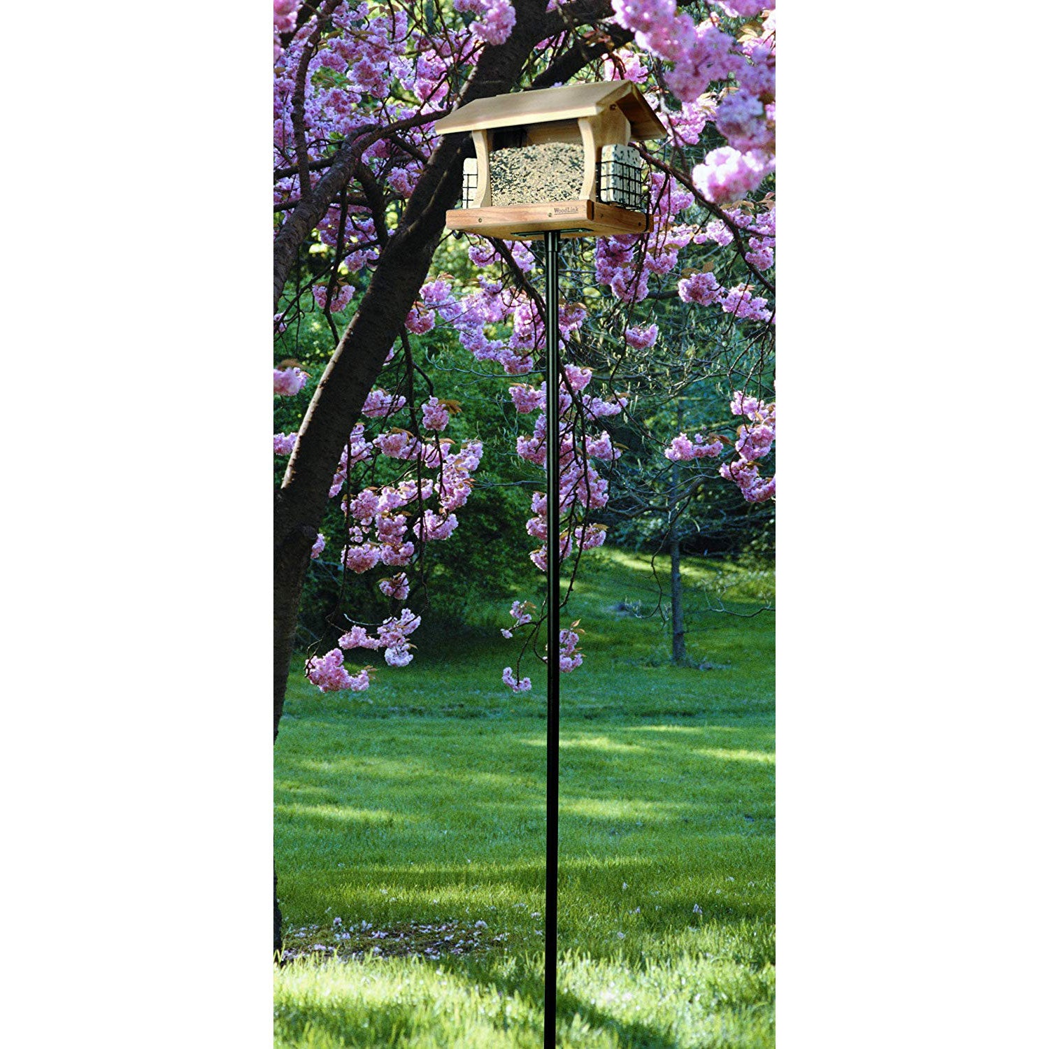 Woodlink 25276 HDPOLE 3 Pc 72" Bird Feeder Birdhouse Mounting Pole Kit (2 Pack) - VMInnovations