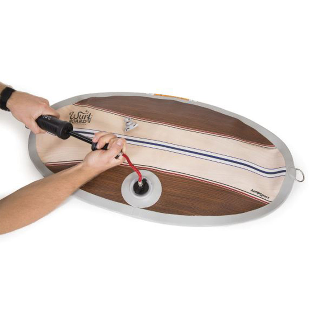 JumpSport Small Wurf Board Anti-Fatigue Air Mat for Standing Desks, Santa Cruz - VMInnovations