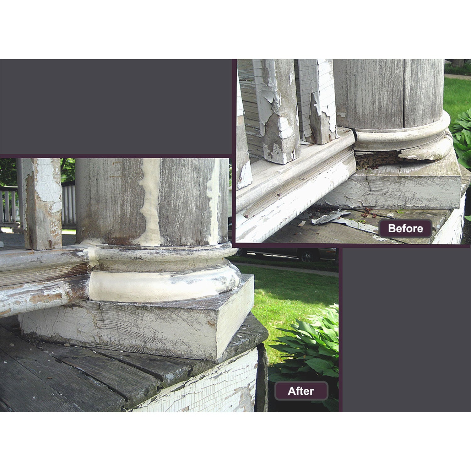 Abatron 24 Oz LiquidWood WoodEpox Epoxy Resin Glue Compound Wood Restoration Kit - VMInnovations