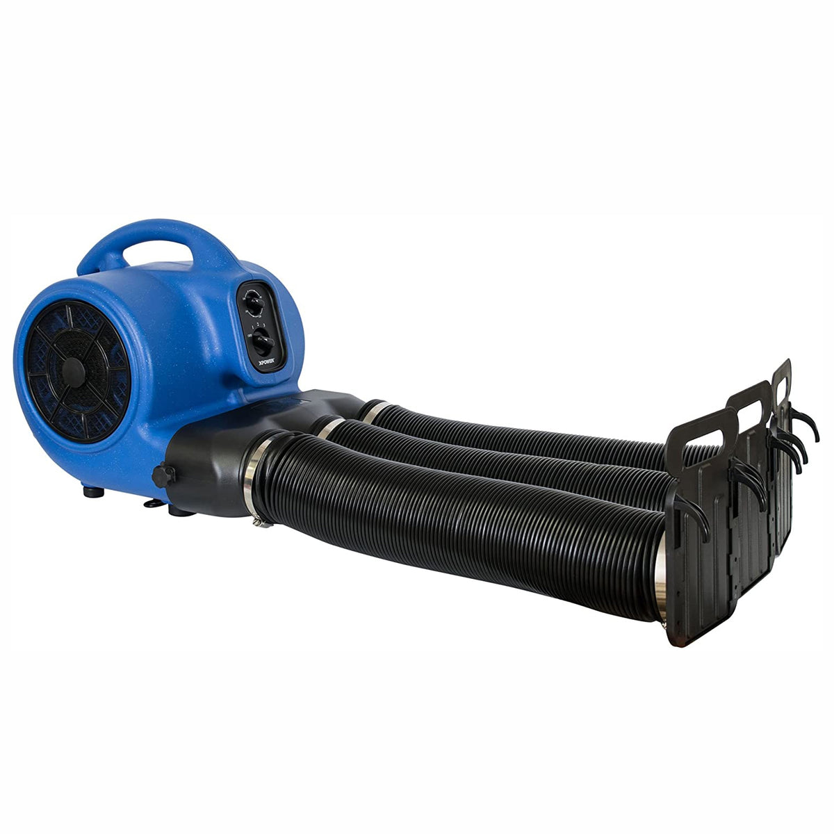 XPOWER Dog Grooming Cage Dryer with Multi Drying Hose Kit, Blue (Open Box)
