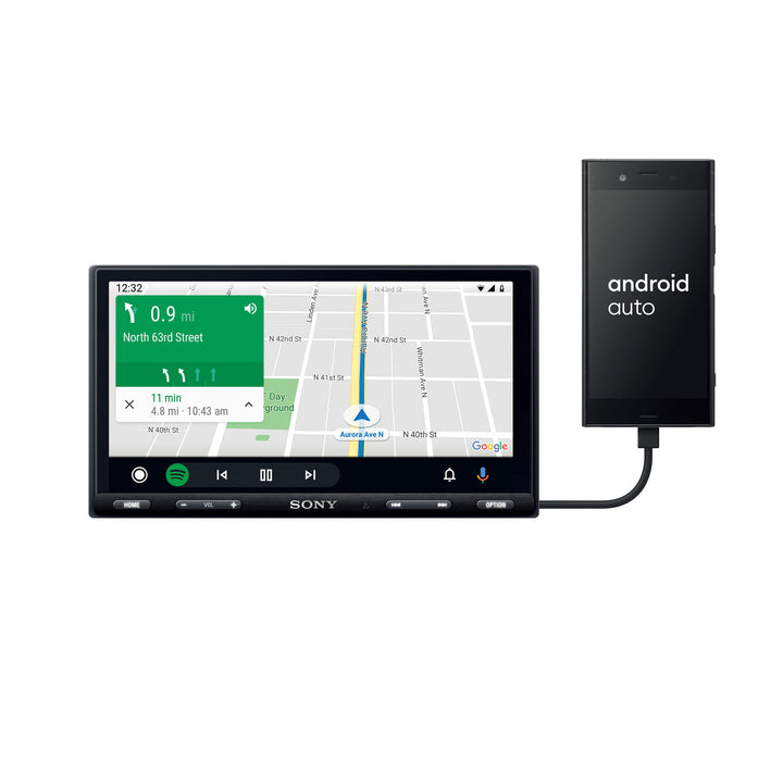 Sony 6.95'' Double DIN Bluetooth Media Receiver with Weblink Cast (For Parts) - VMInnovations