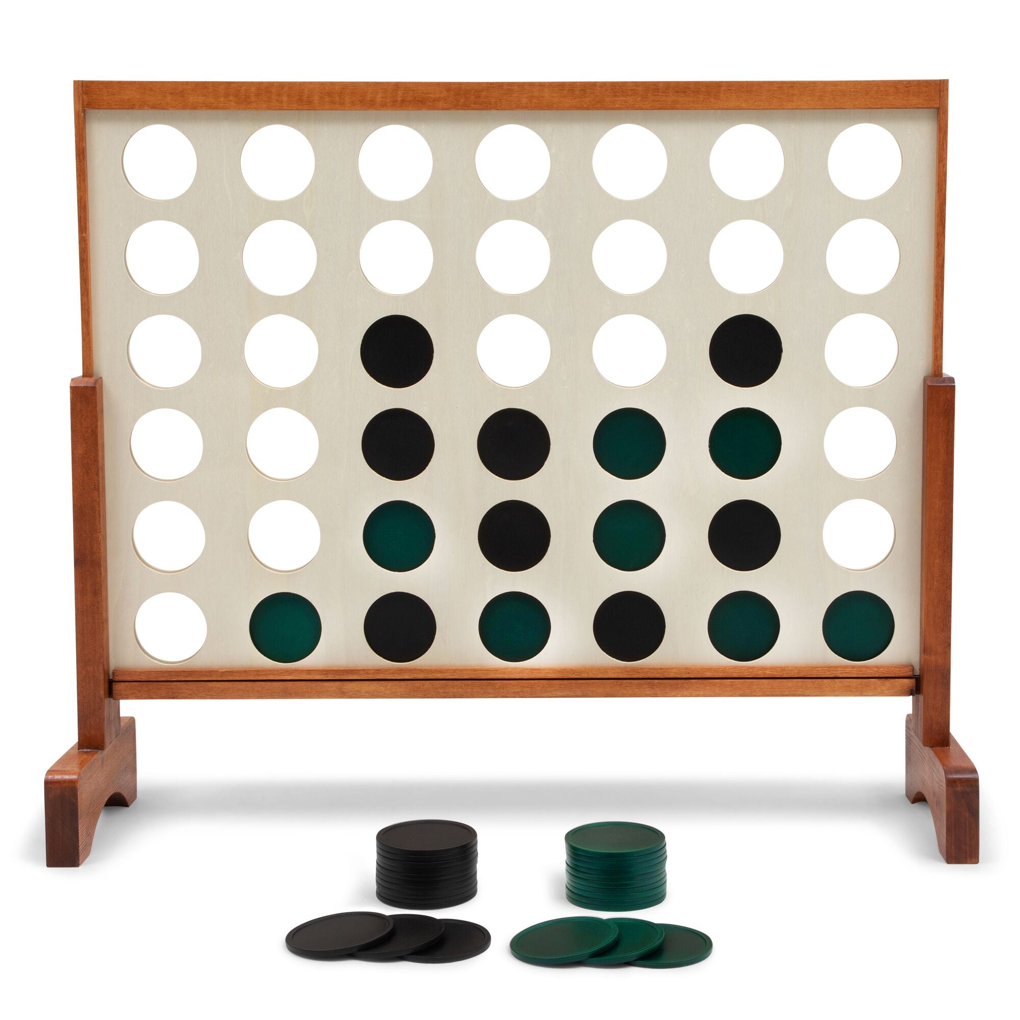 Lancaster Gaming Company Giant 4 In A Row Set & Giant Tumbling Tower Game Set - VMInnovations