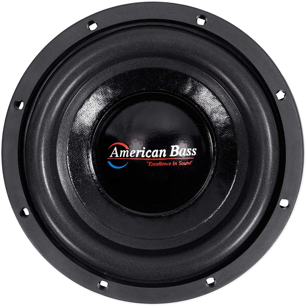 American Bass XD 844 8 Inch Dual 600 Watt Subwoofer Speaker with Enclosure Box