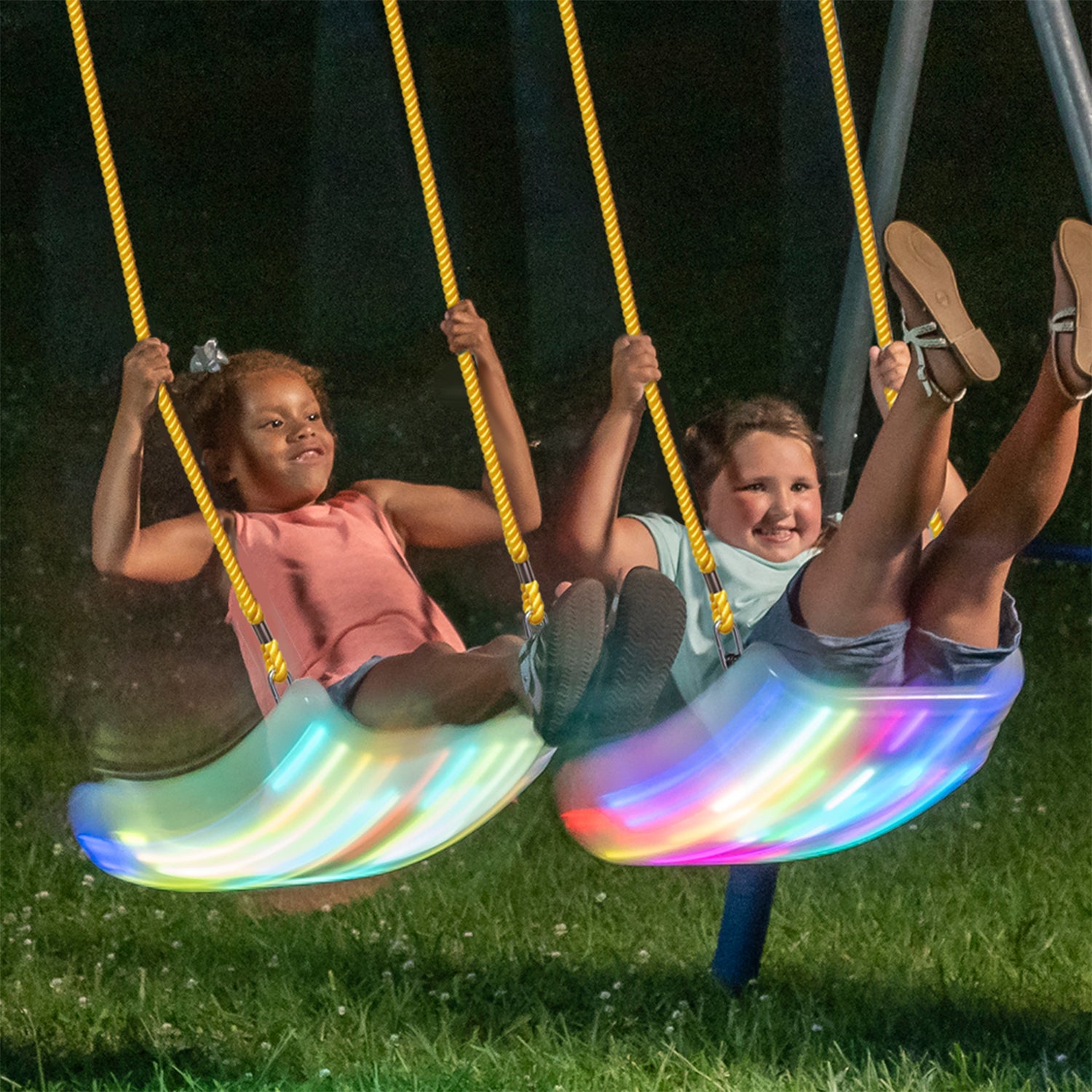 XDP Recreation Firefly Outdoor LED Kids Tree Swing with Hardware (For Parts) - VMInnovations