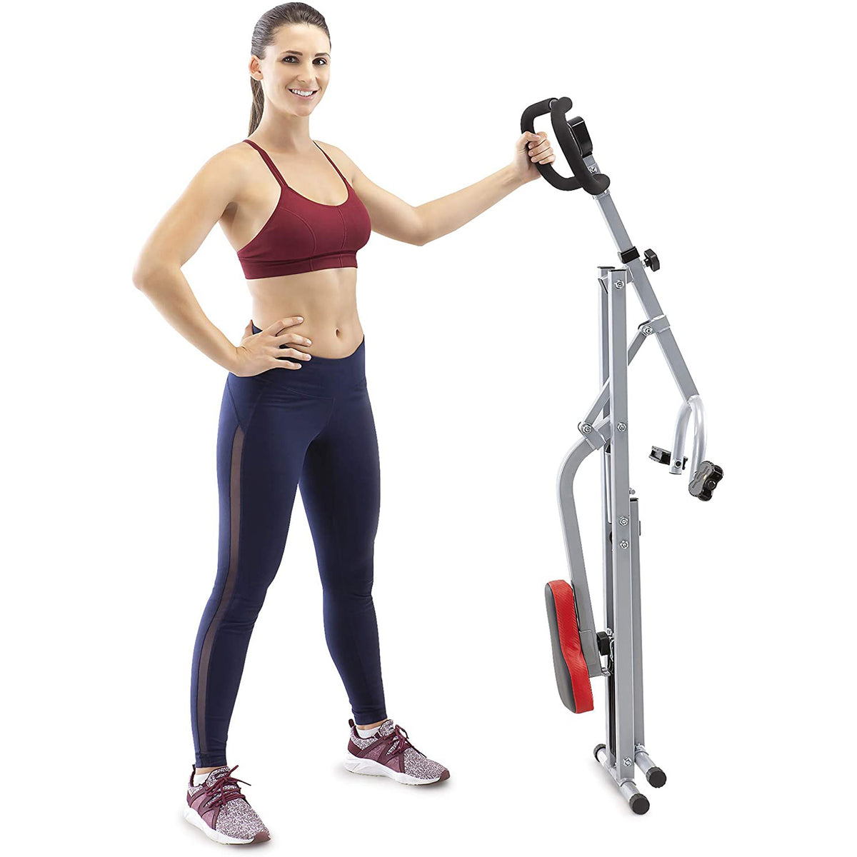 Marcy Fitness XJ-6334 Squat Rider Machine Bench for Glutes and Quads