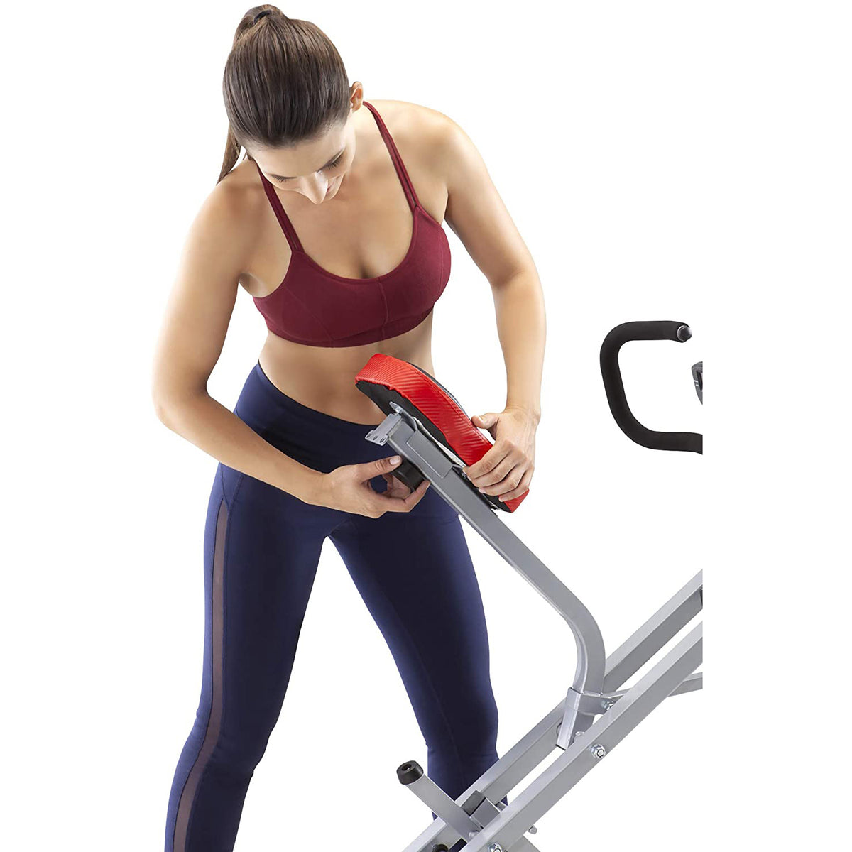 Marcy Fitness XJ-6334 Squat Rider Machine Bench for Glutes and Quads