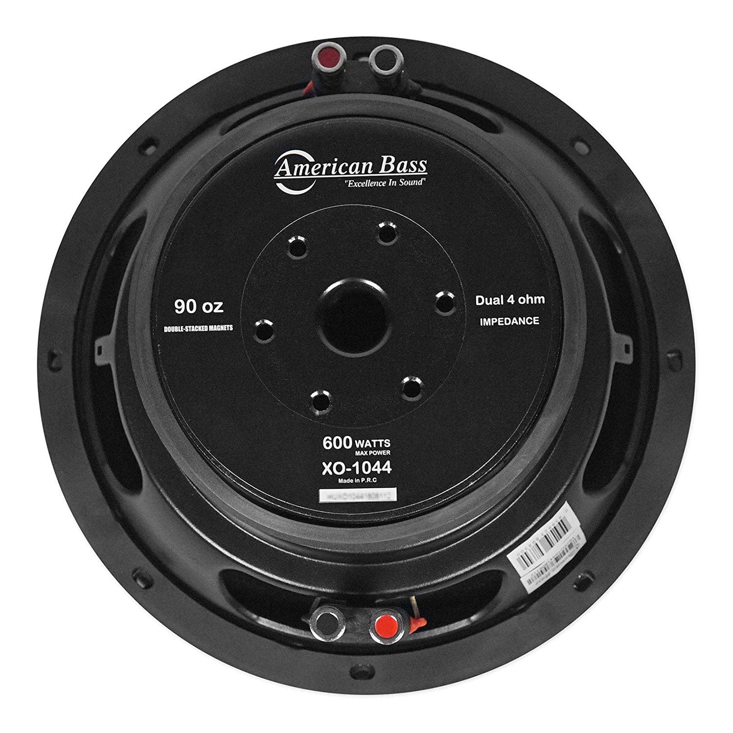 American Bass XO 1044 10 Inch 600 Watt Subwoofer Speaker with Vented Enclosure