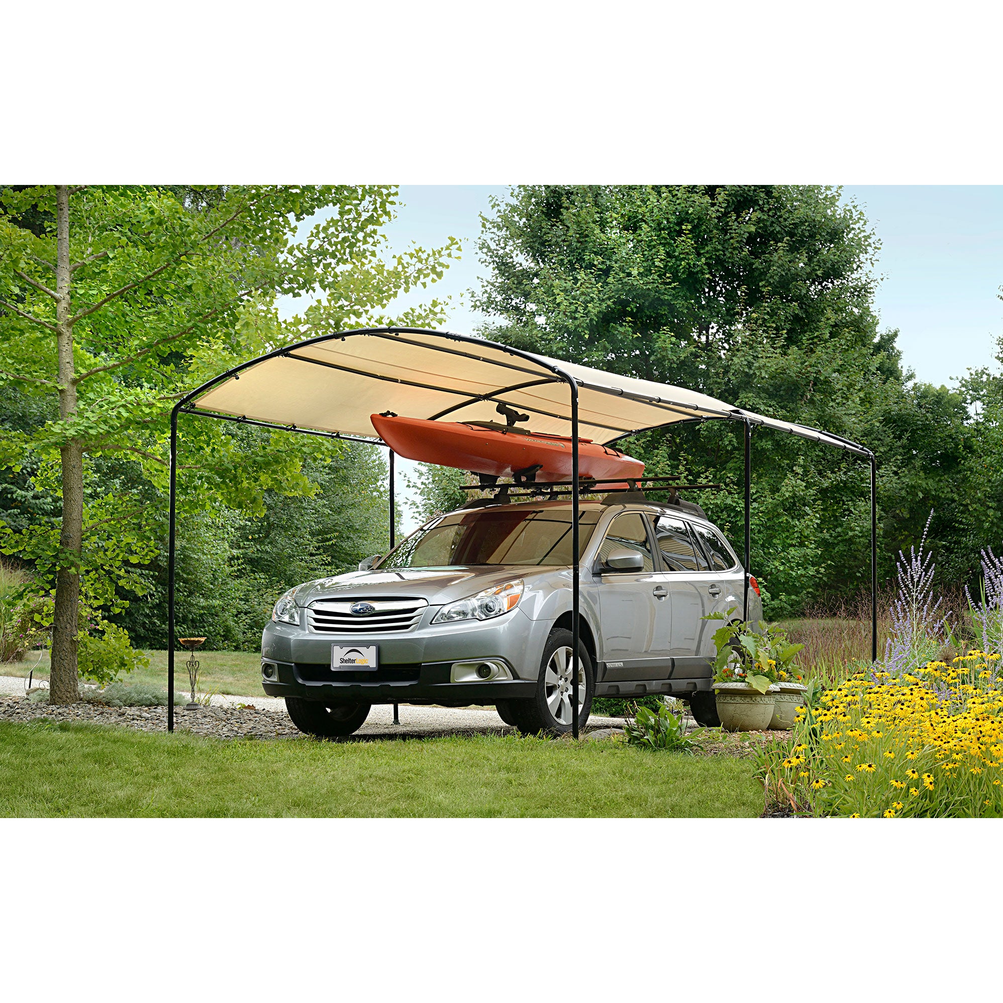 ShelterLogic 25866 16 x 9 Foot Monarc Series All-Purpose Canopy, Sandstone