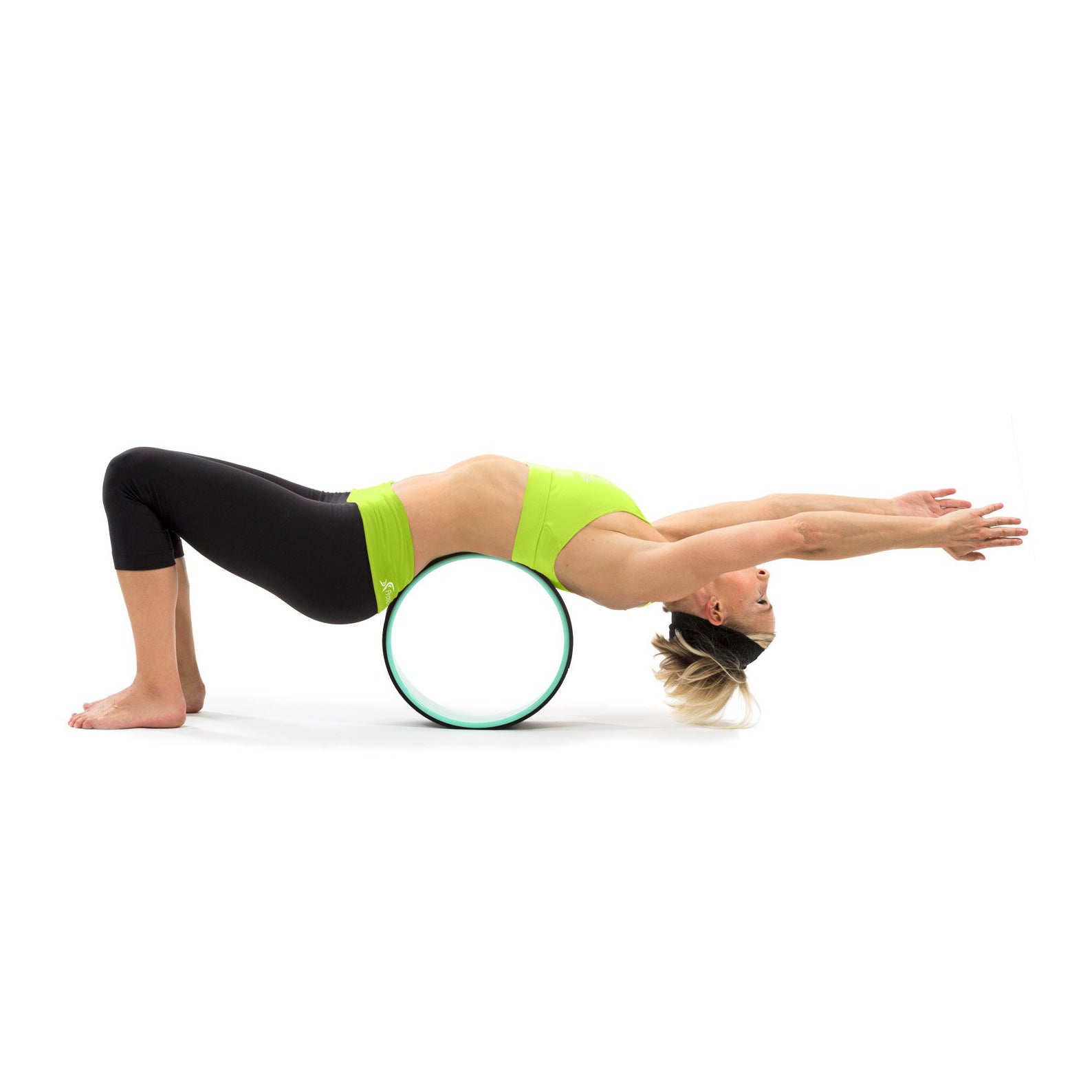 Prosource Fit 12 Inch Yoga Wheel Prop Exercise Fitness Equipment (Open Box) - VMInnovations