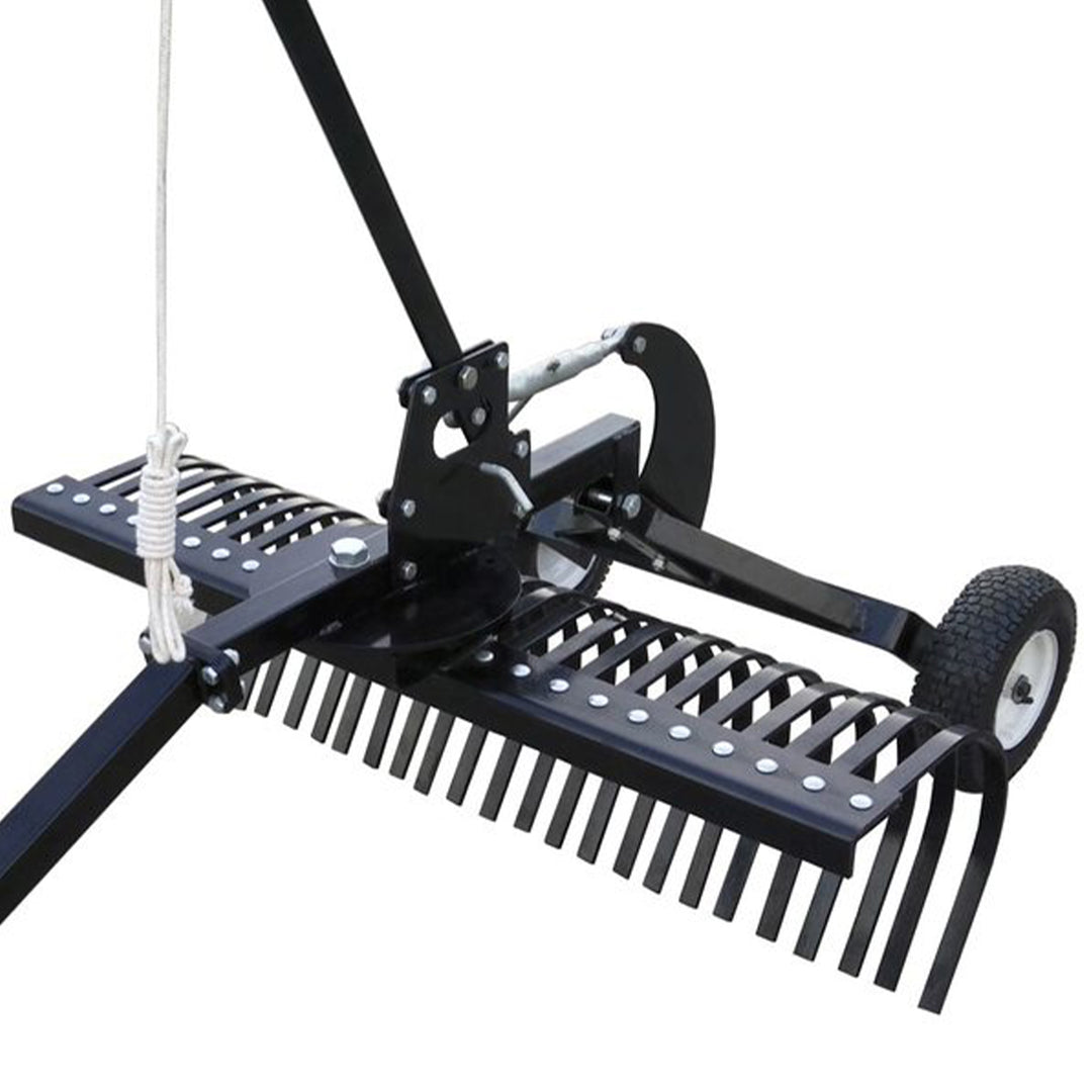Yard Tuff 48 Inch Landscape Yard Rake Attachment, For Use w/ Utility Vehicle - VMInnovations