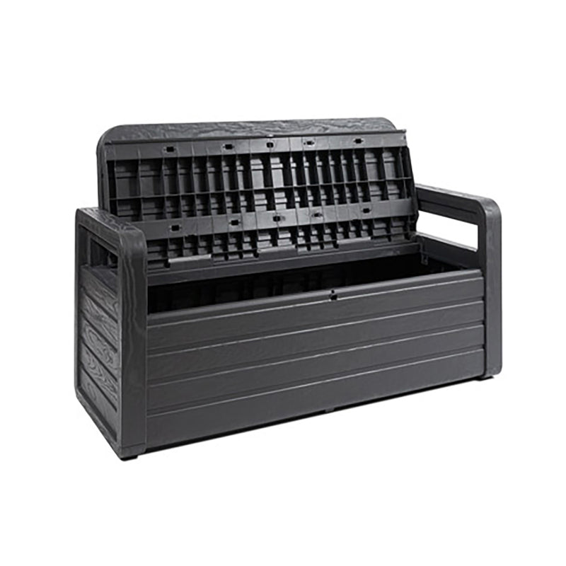 Toomax Foreverspring Furniture Storage Box Chest Bench, Anthracite (Open Box)
