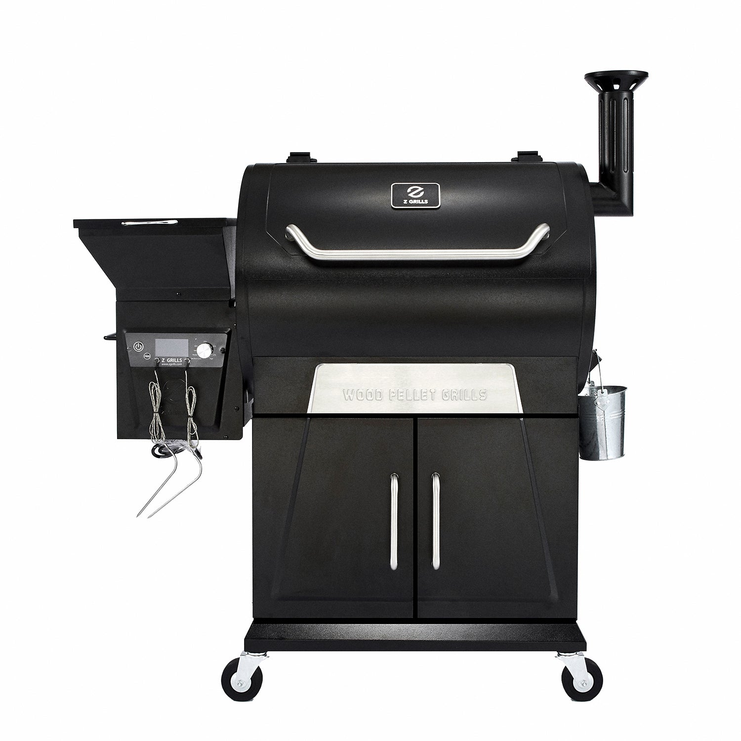 Z GRILLS ZPG-700D2 8 in 1 Wood Pellet Barbecue Grill Smoker with Weather Cover - VMInnovations