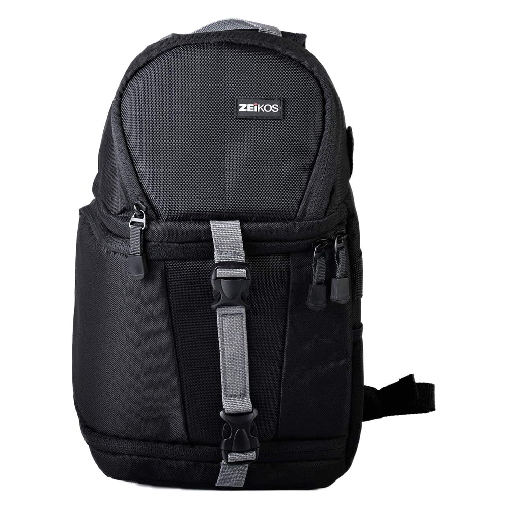 Zeikos Professional Protective Storage Sling Bag for Cameras & Equipment, Black