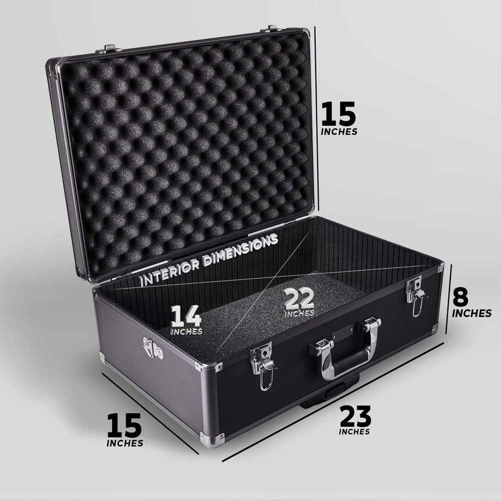 Zoom 4pk Dynamic Microphones w/ Recorder, Hard Shell Case, & 4pk Boom Stands