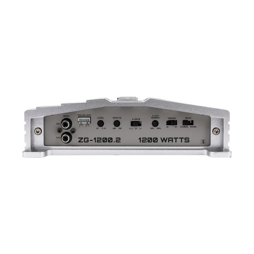 Hifonics ZG-1200.2 Zeus Gamma 1200W Max Class A/B 2 Channel Car Audio Amplifier