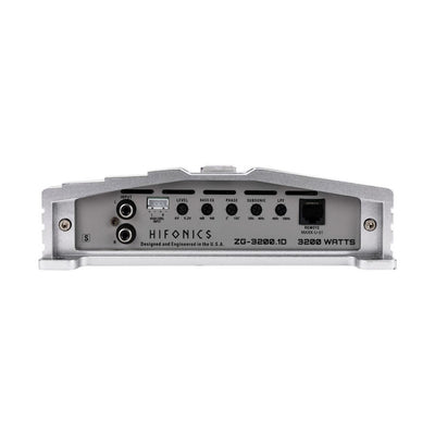 Hifonics ZG-3200.1D 3200W Max Class D Monoblock Car Audio Amplifier (4 Pack)