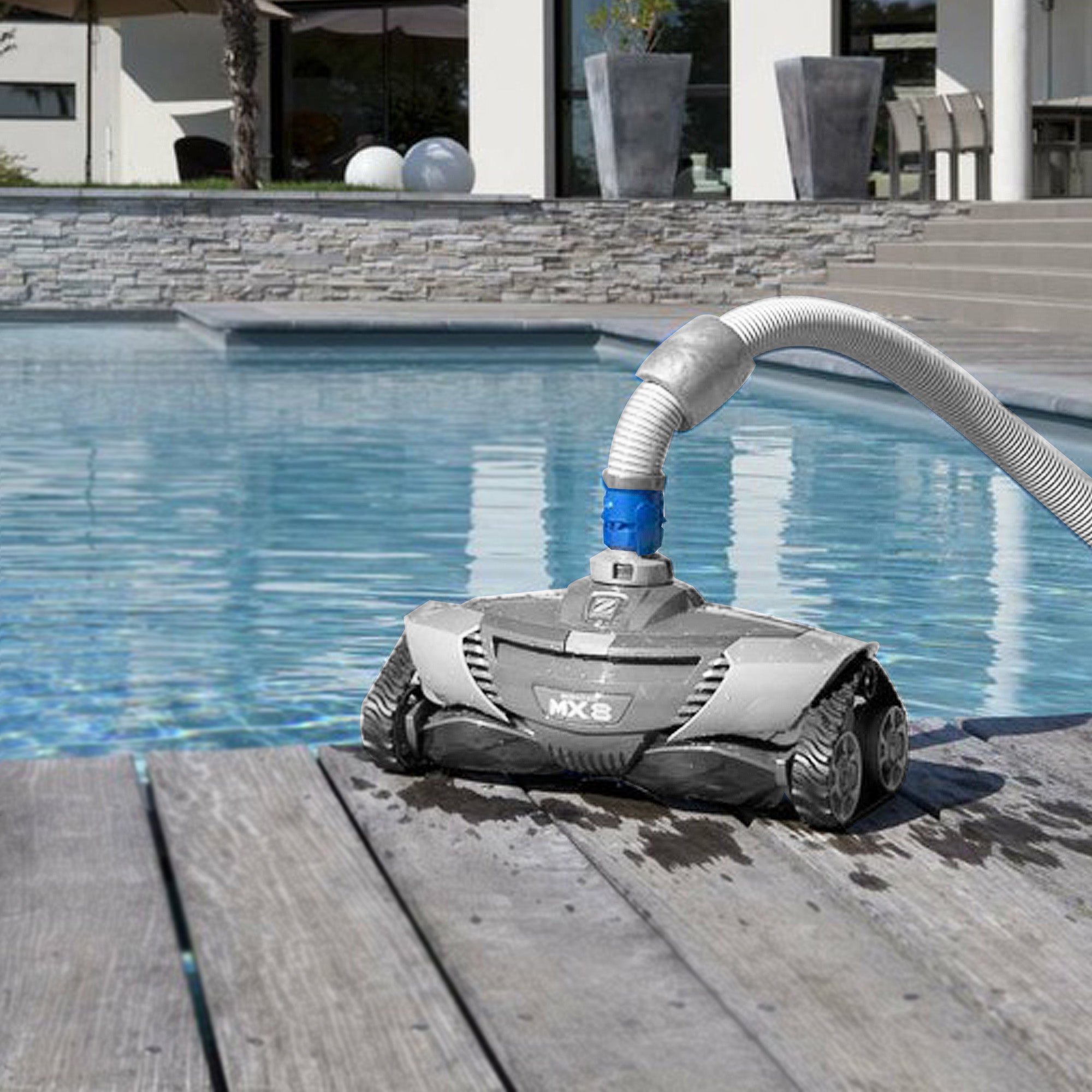Baracuda Swimming Pool System Quick Connector for T5 Duo and MX8, Blue(Open Box)