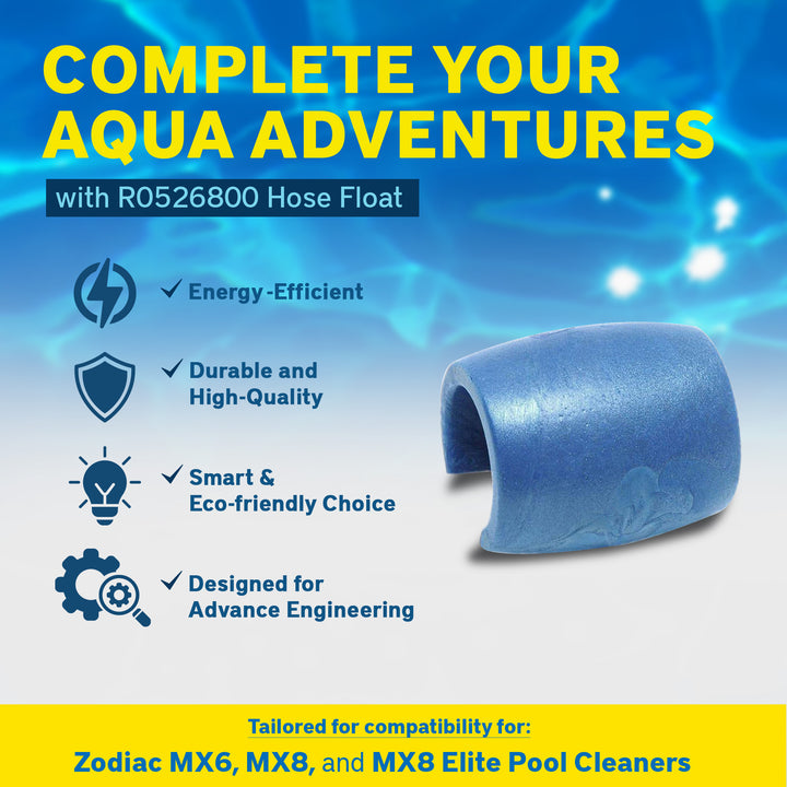 Zodiac Pool Systems Hose Float for Baracuda Swimming Pool Cleaners MX6 & MX8 - VMInnovations