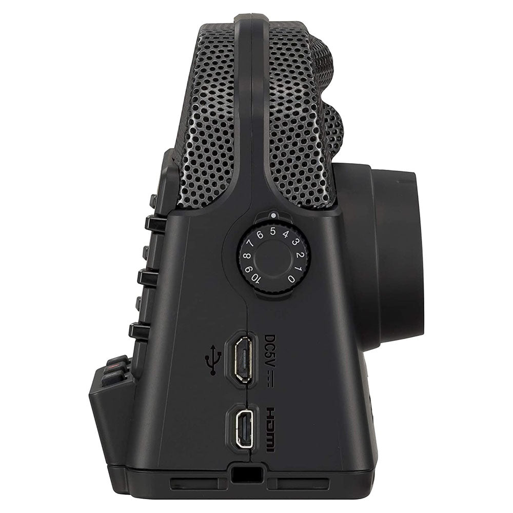 Zoom H2N 4 Track Digital Audio Recorder, Q2N4K Compact 4K Camera & Bag, Black