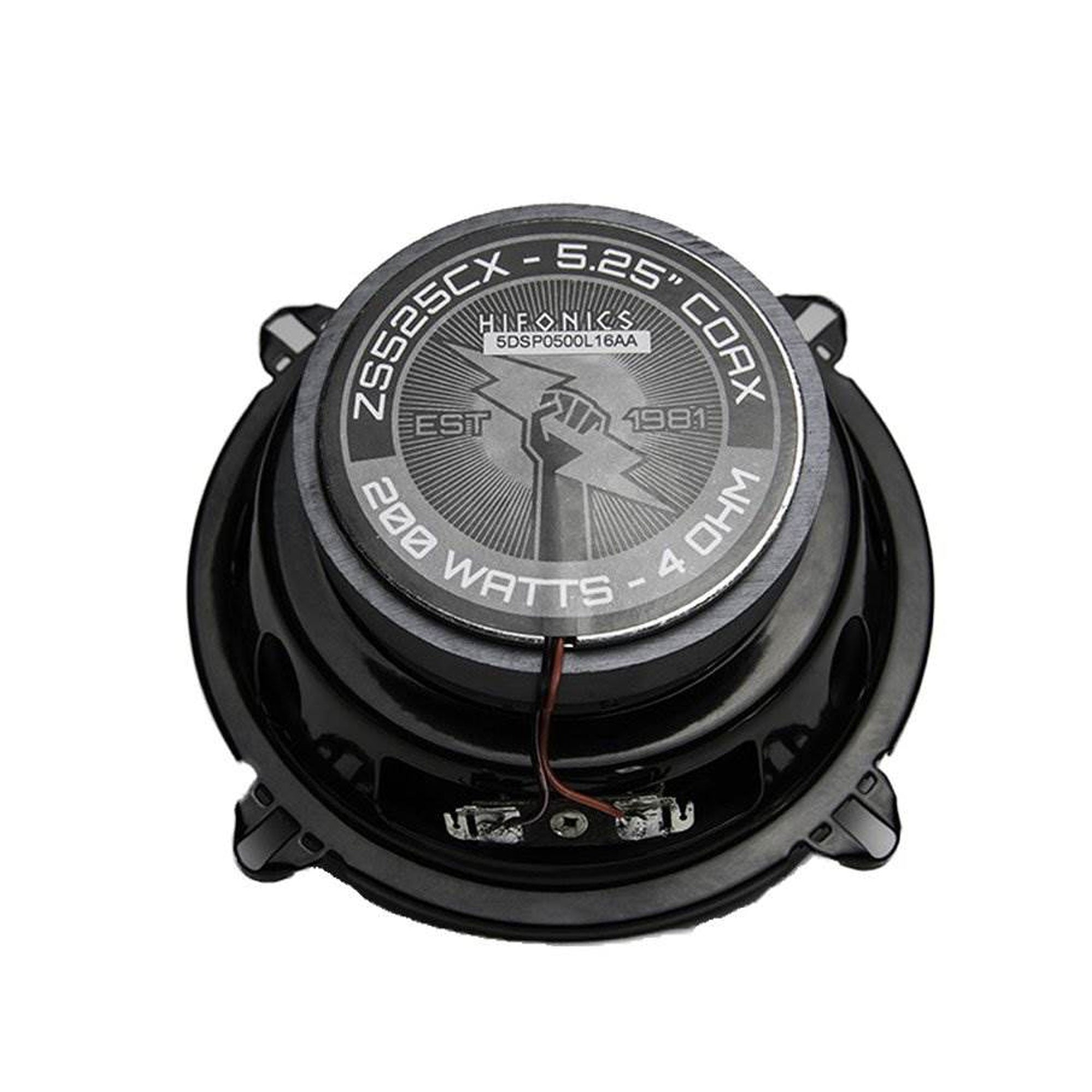 Hifonics Zeus Coaxial Speakers 6.5" 300W Shallow Mount, Pair & 5.25" 200W, Pair - VMInnovations