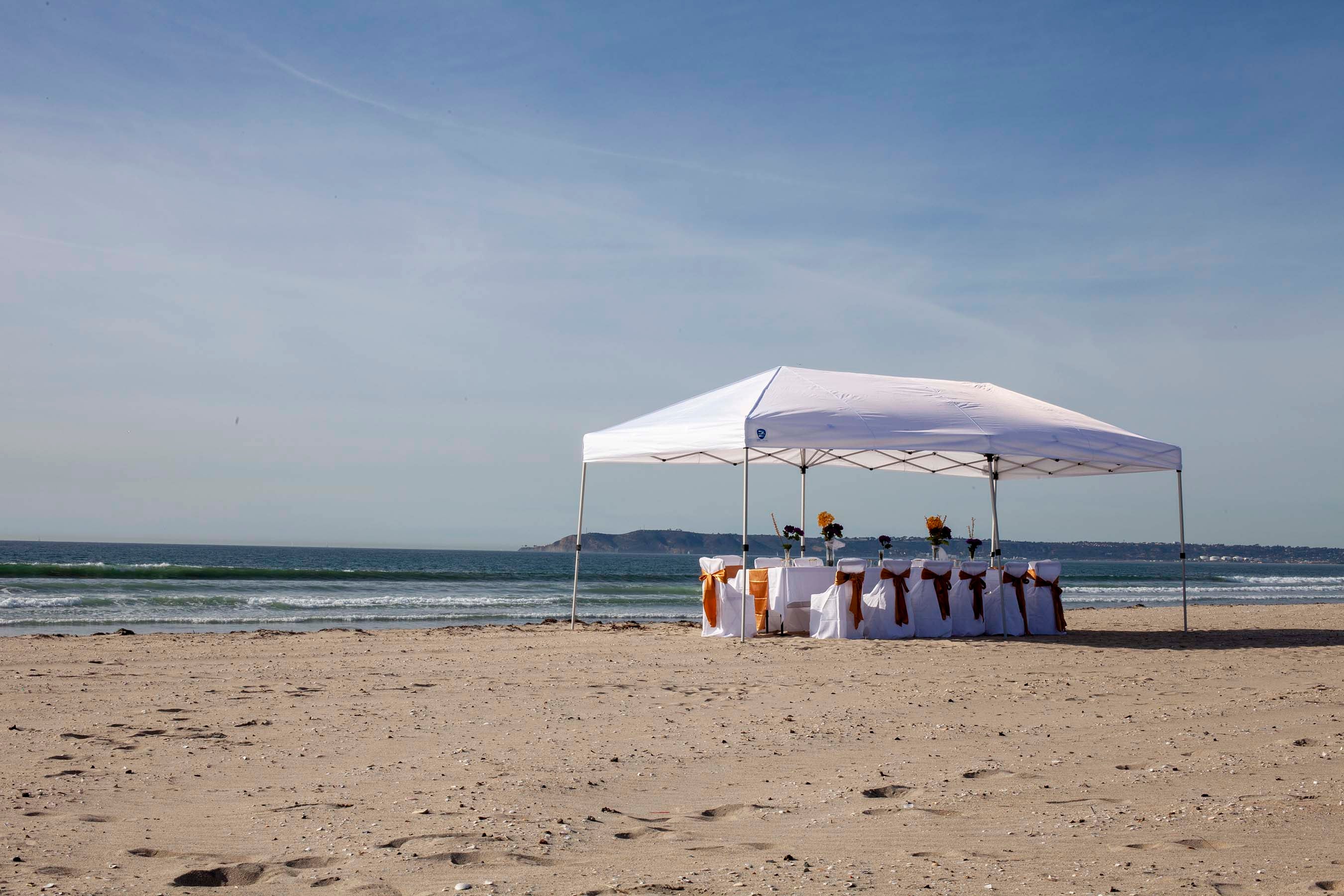 Z-Shade 20Ft x10Ft Everest Garden and Event Outdoor Ez Pop-Up Canopy Tent (Used) - VMInnovations