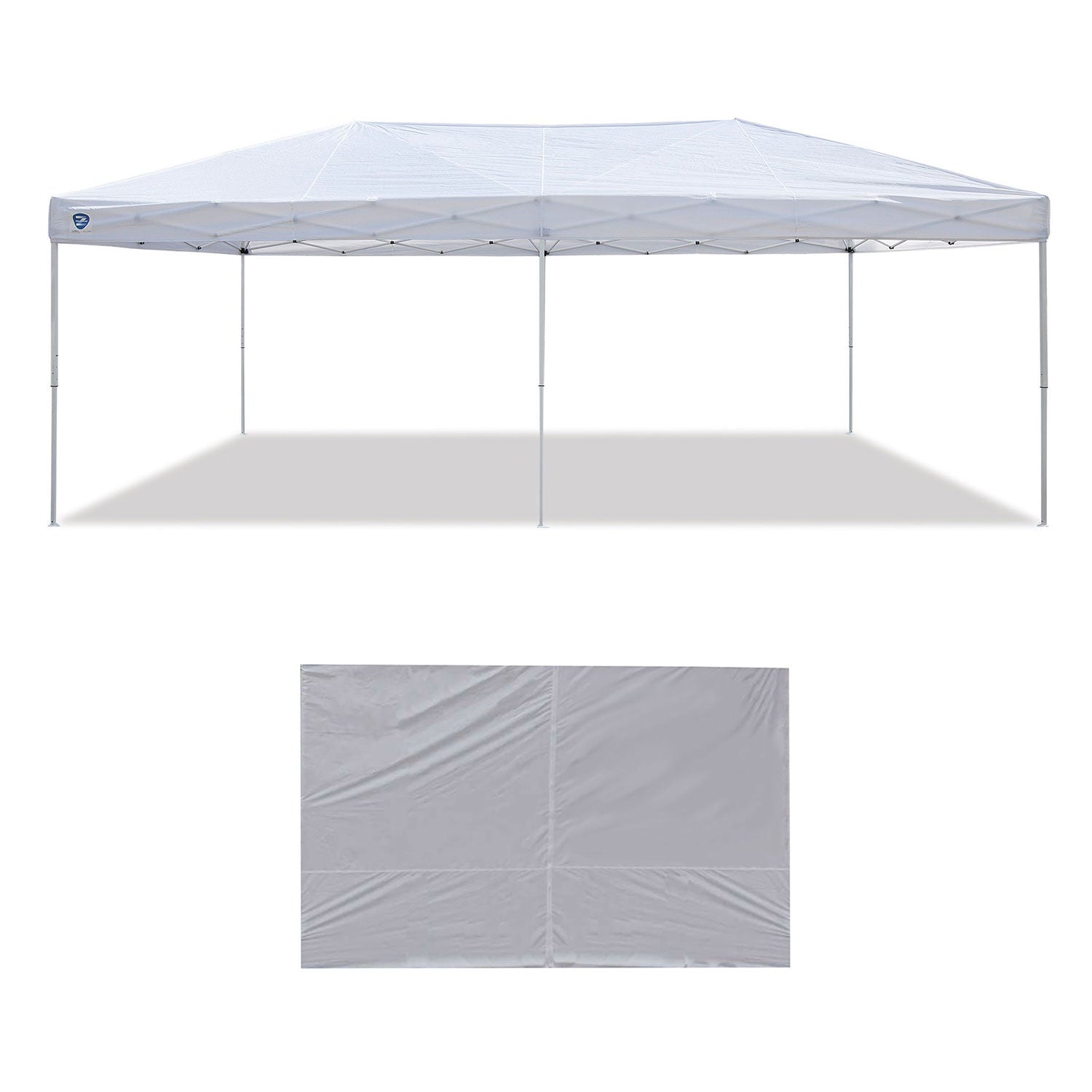 Z-Shade 20 x 10 Foot Everest Canopy + 10 Foot Sidewall Accessory (6 Pack)