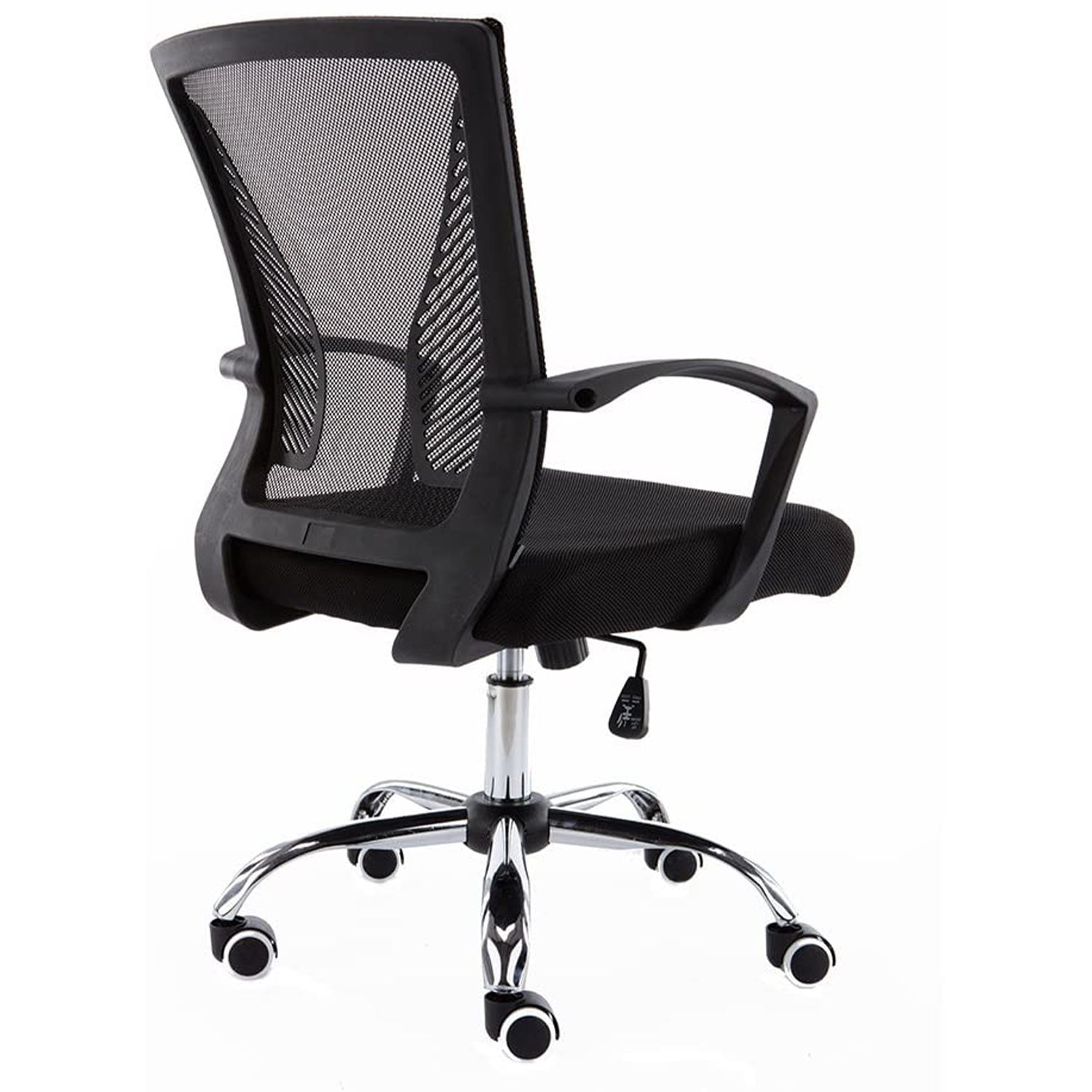Modern Home Zuna Ergonomic Nylon Rolling Chair, Black (Used) - VMInnovations