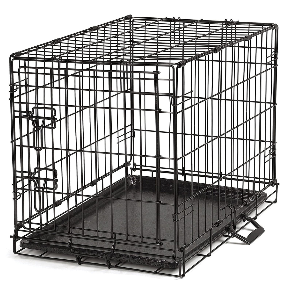 ProSelect Easy Crate Wire Kennel for Pets with Tray, Medium, Black (Used)