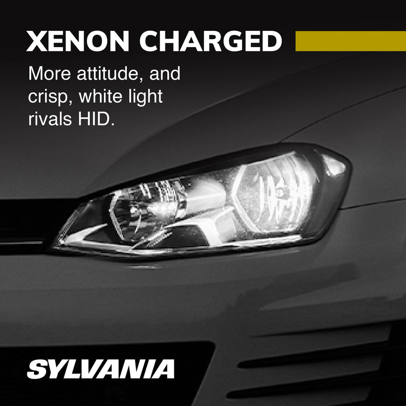 Sylvania 9006 Gold SilverStar zXe High Performance Halogen Headlight Bulbs White