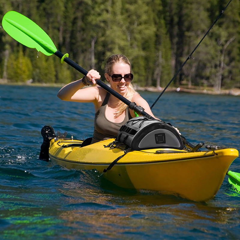 Seattle Sports 15.7 Liter Capacity Heavy Duty Deluxe Kayak Deck Bag, Silver - VMInnovations