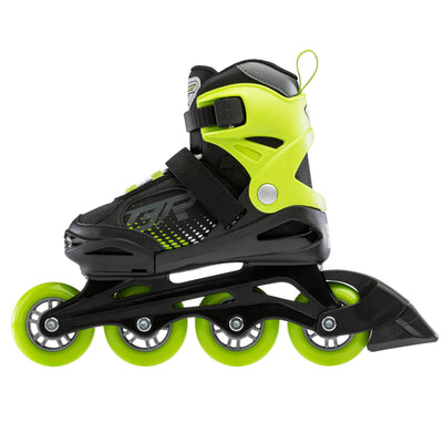 Rollerblade Bladerunner Phoenix Boys Adjustable Fitness Inline Skate, Size 2-6