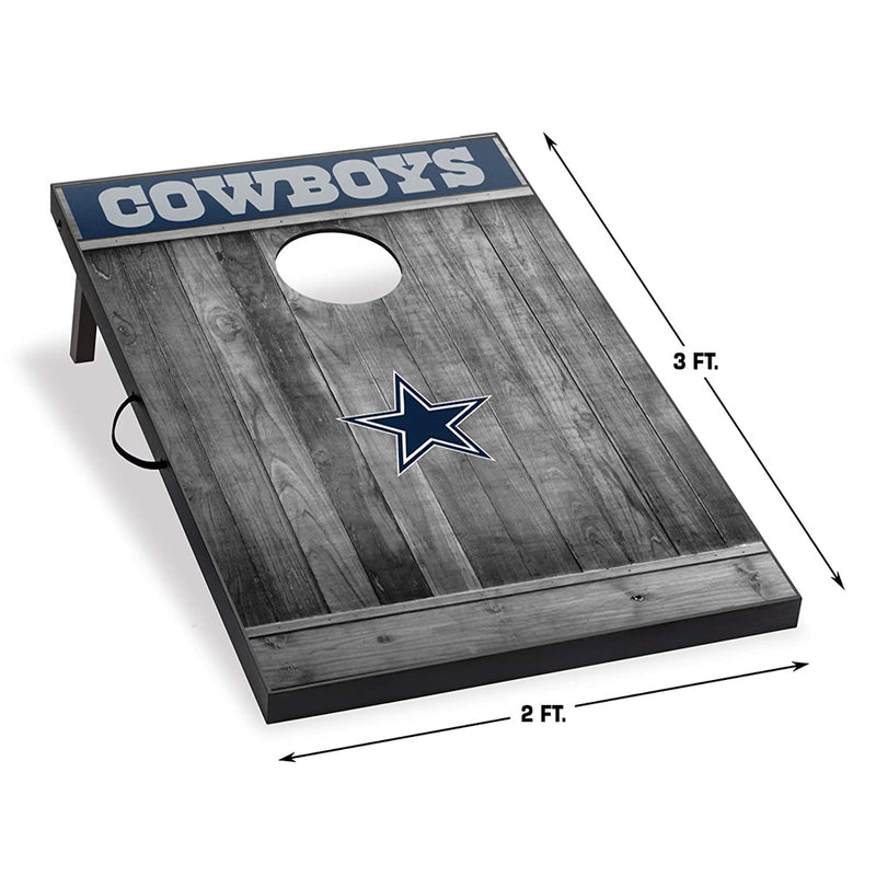 Wild Sports 2 x 3 Foot NFL Dallas Cowboys Cornhole Outdoor Bag Toss Game Set