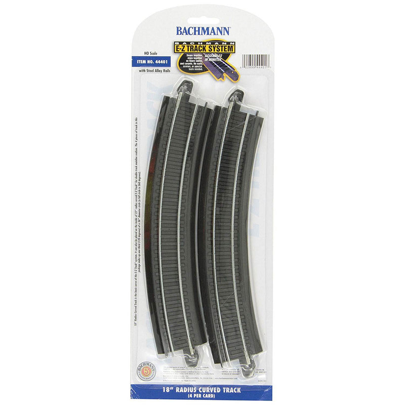 Bachmann Trains 14-Piece Pier with 9-Inch Straight + 18-Inch Curved Train Tracks