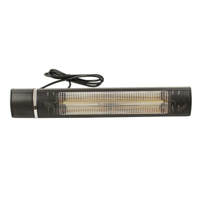 Hiland HIL-TW15R Variable Heat Wall Mount Infrared Electric Patio Heater, Black