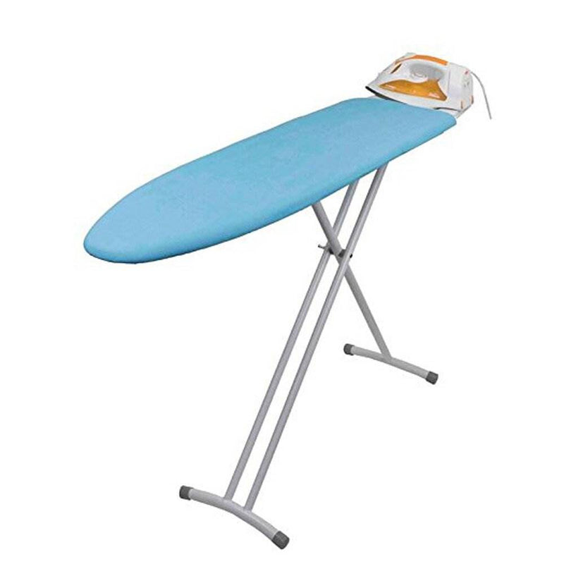 Sunbeam 15-Inch Plastic Mesh Steel Base Collapsible Ironing Board with Iron Rest