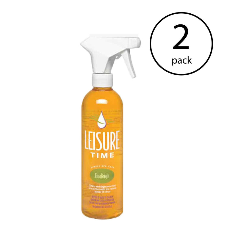 Leisure Time CitraBright Surface Cleaner Formula Spray Nozzle Bottle (2 Pack)