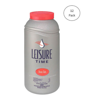 Leisure Time Low Odor Disinfectant Brominating Chemical Tablets, 4 lbs (12 Pack)
