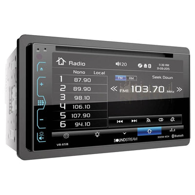 SoundStream 2 DIN 6.2 Inch CD/ MP3 Touchscreen Bluetooth 4.0 AM and FM Receiver